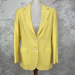 Vintage Maus & Hoffman 80s Yellow Blazer 12